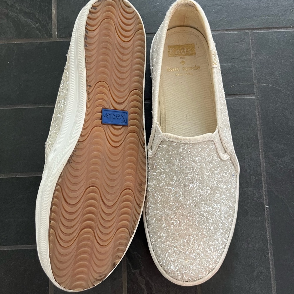 Kate Spade Sparkly Keds - great wedding shoes! - Picture 5 of 5